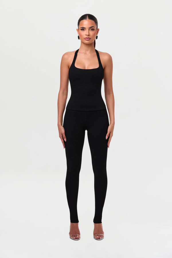 Naked Wardrobe Snatched Contour Halter Top