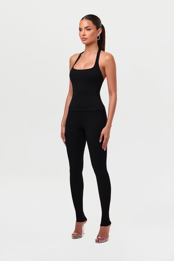 Naked Wardrobe Snatched Contour Halter Top