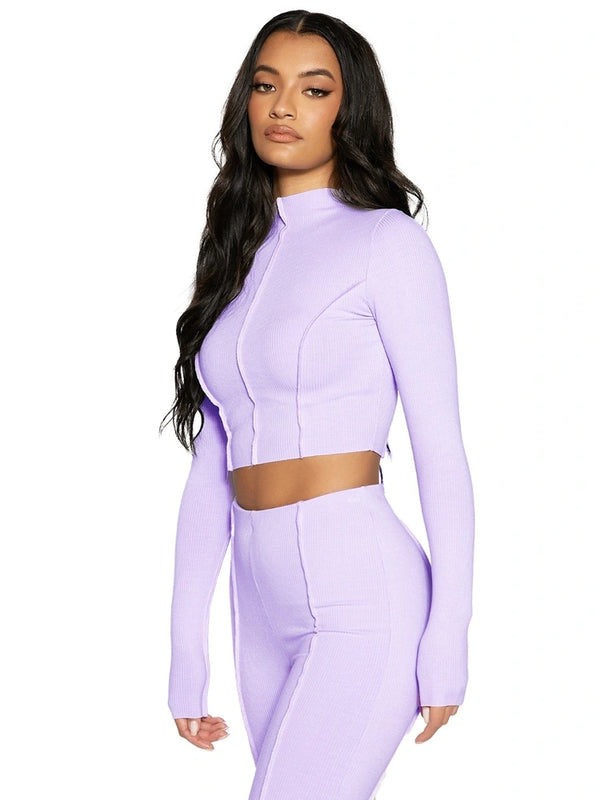 Naked Wardrobe Snatched Seam Crop Top