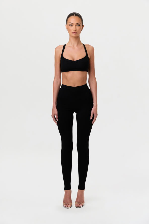 Naked Wardrobe Snatched X-Back Tank Crop Top