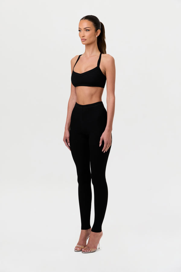 Naked Wardrobe Snatched X-Back Tank Crop Top