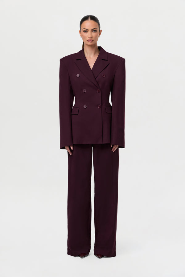 Naked Wardrobe Suiting Double-Breasted Blazer