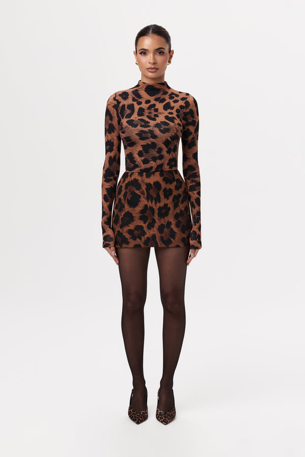 Naked Wardrobe Suiting Mini Skirt