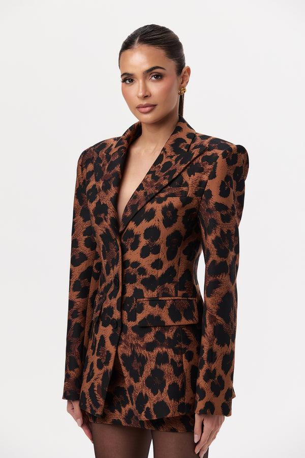 Naked Wardrobe Suiting Power Shoulder Blazer