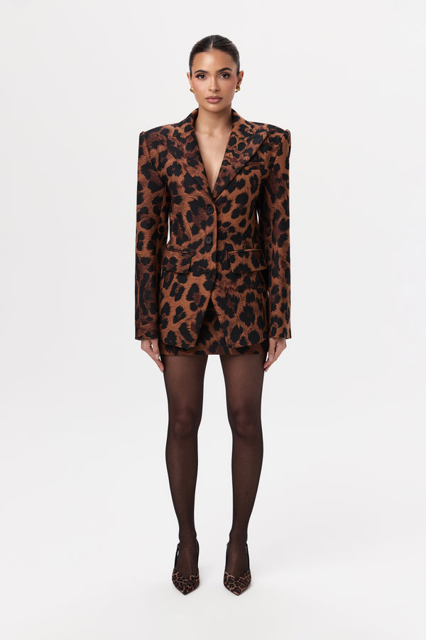 Naked Wardrobe Suiting Power Shoulder Blazer