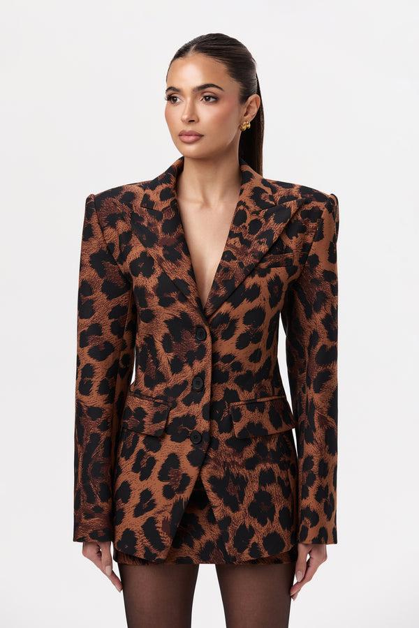 naked wardrobe Suiting Power Shoulder Blazer