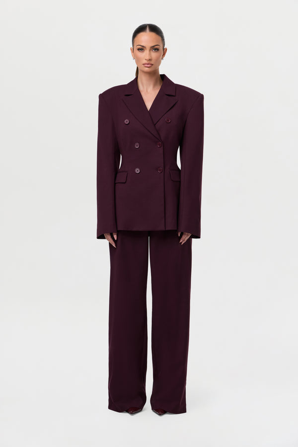 naked wardrobe Suiting Wide-Leg Pant