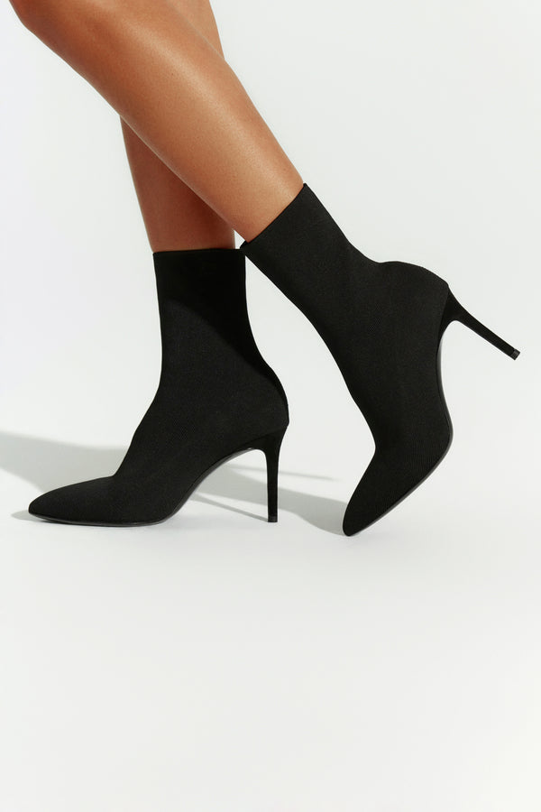 Naked Wardrobe The Knit Bootie