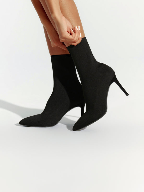 Naked Wardrobe The Knit Bootie