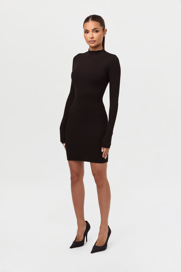 Naked Wardrobe The Ribbed Mini Dress