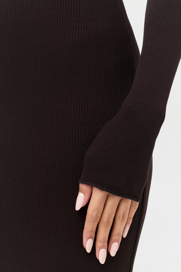 Naked Wardrobe The Ribbed Mini Dress