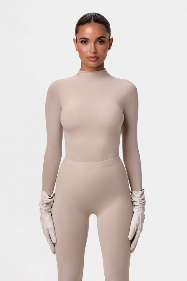 naked wardrobe Vegan Leather Long Gloves