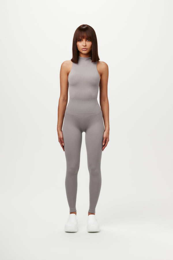 Naked Wardrobe Sculpt Seamless Sleeveless Ribbed Top