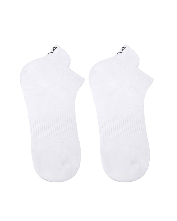Naked Wolfe 3 Pack Womens Egyptian Cotton Ankle Socks White