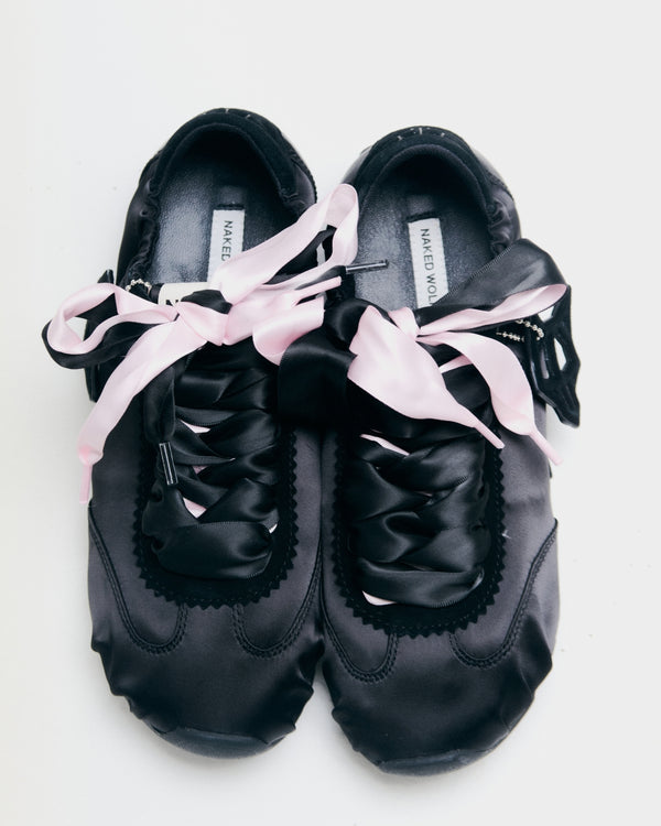 Naked Wolfe Adorable Black Satin