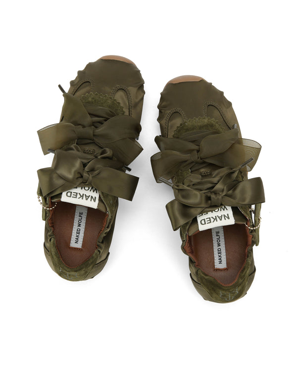 Naked Wolfe Adorable Khaki Satin