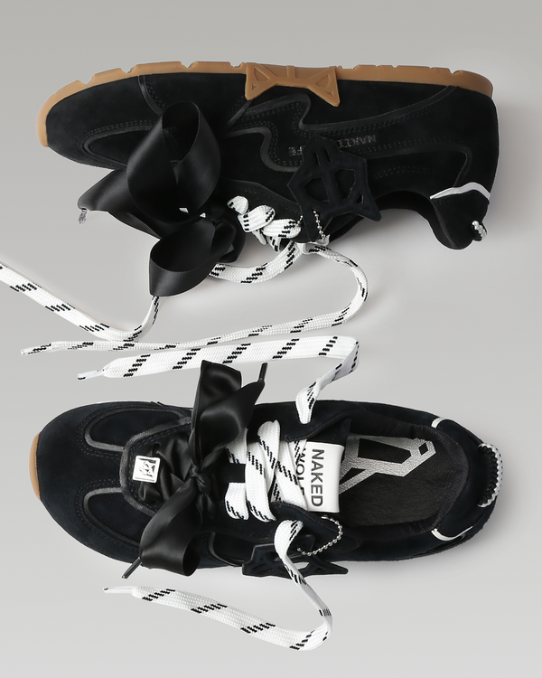 Naked Wolfe Adored Black Suede