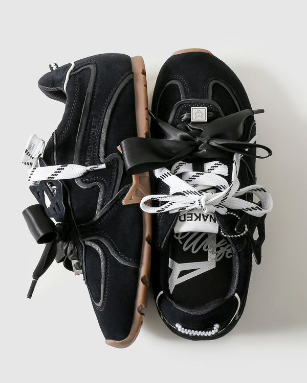 Naked Wolfe Adored Black Suede