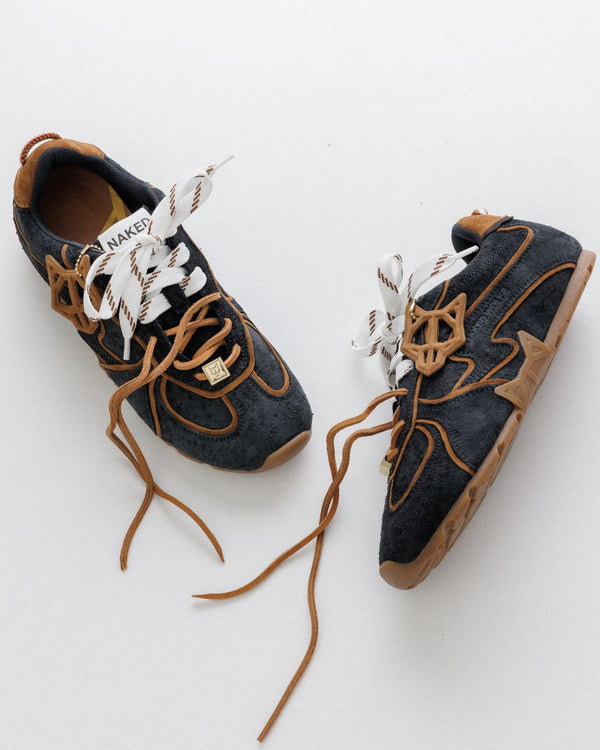 Naked Wolfe Adored Navy Tie Dye Suede