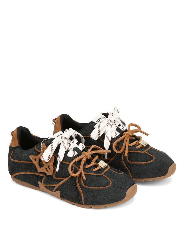 Naked Wolfe Adored Navy Tie Dye Suede