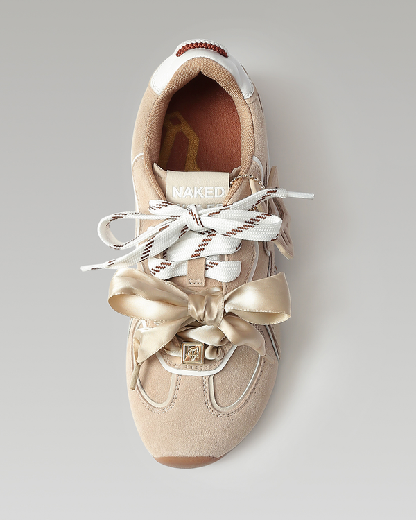 Naked Wolfe Adored Off White Suede