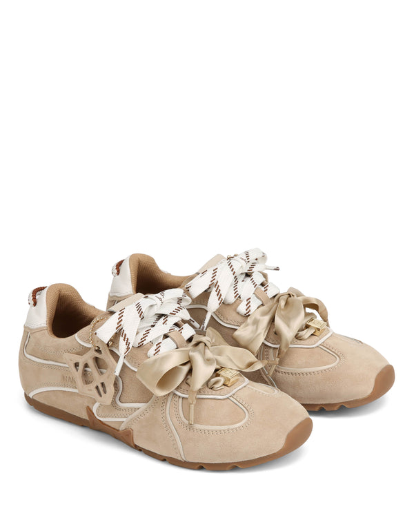 Naked Wolfe Adored Off White Suede