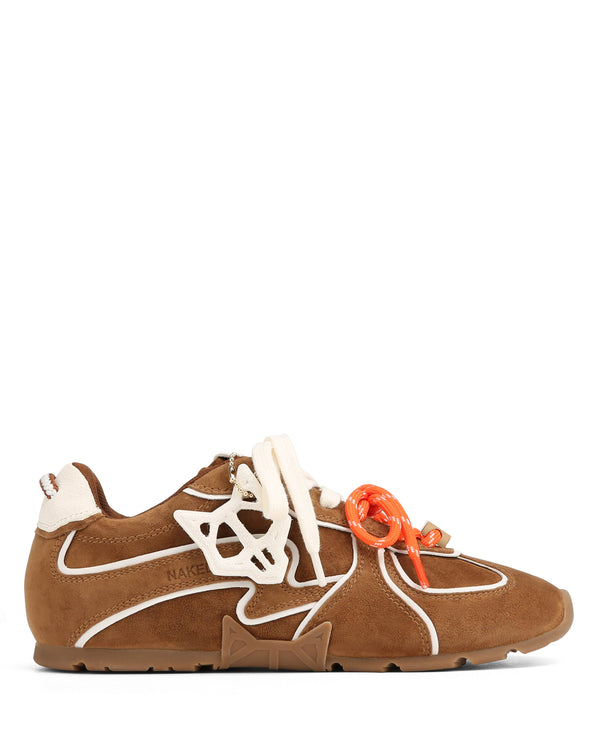 naked wolfe Adored Tan/White Suede