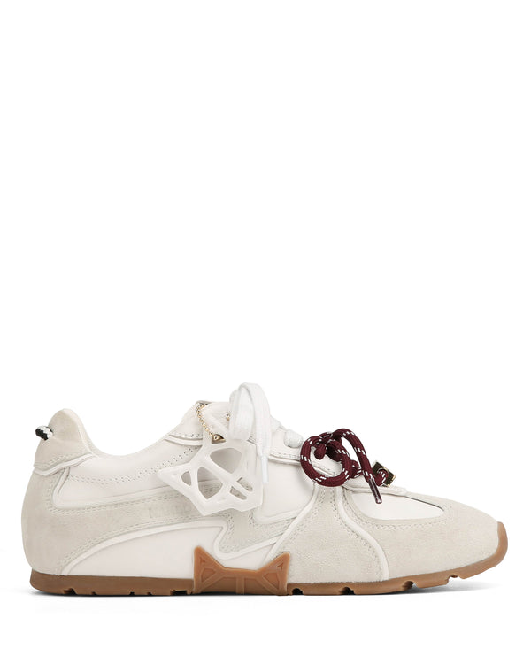 naked wolfe Adored White Suede/Leather