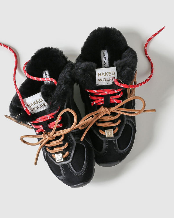 Naked Wolfe Adorn Black Suede
