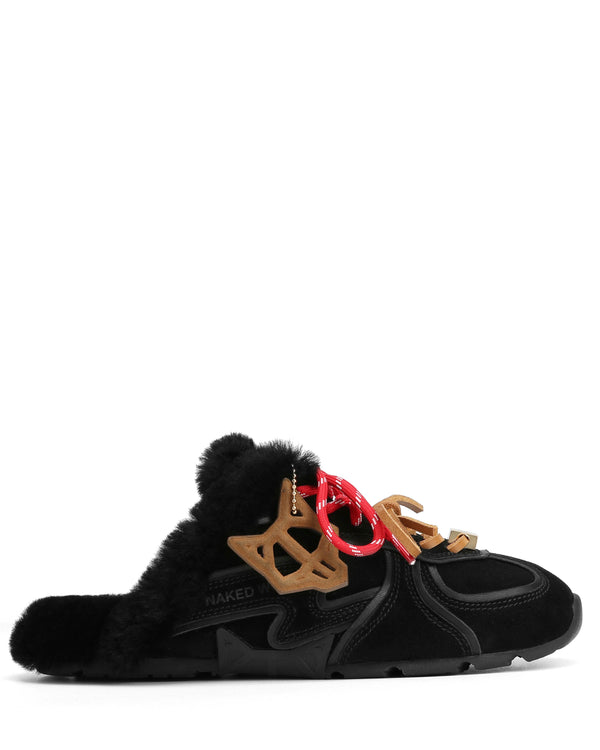 naked wolfe Adorn Black Suede