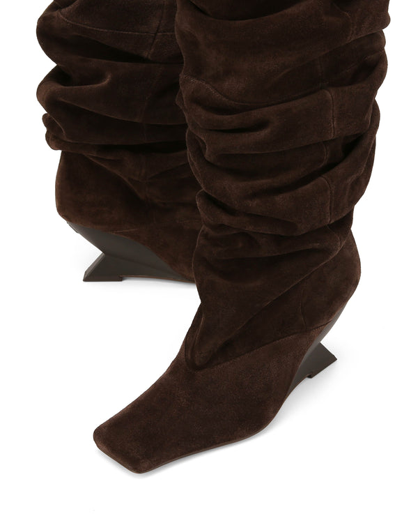 Naked Wolfe Allie Brown Suede