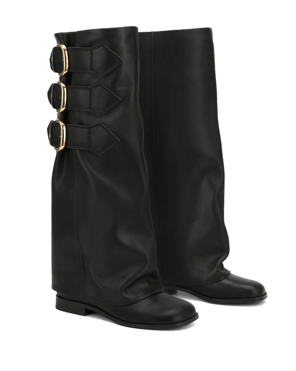 Naked Wolfe Anchor Black Leather