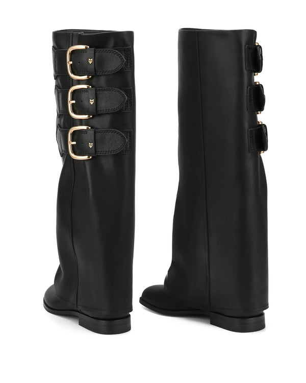 Naked Wolfe Anchor Black Leather