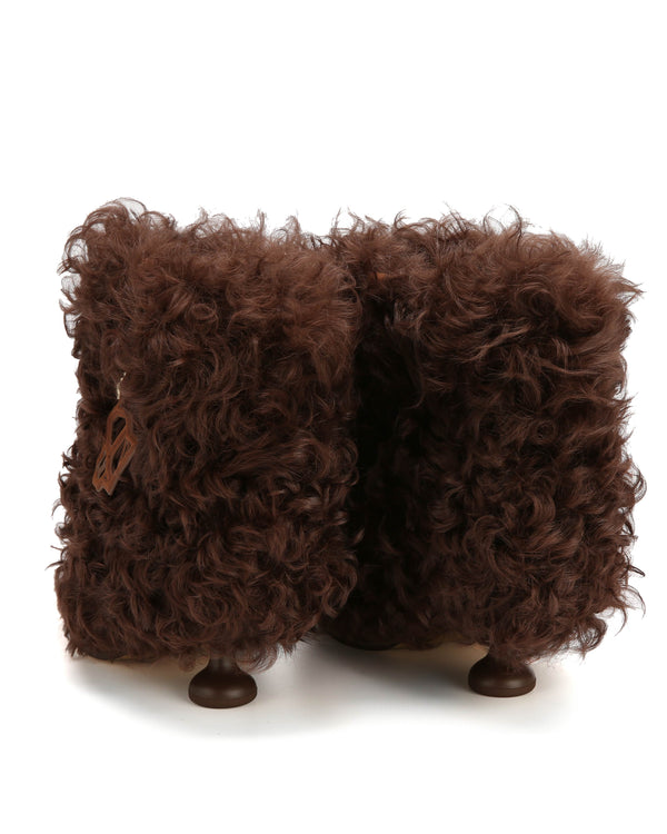 Naked Wolfe Bam Brown Shearling