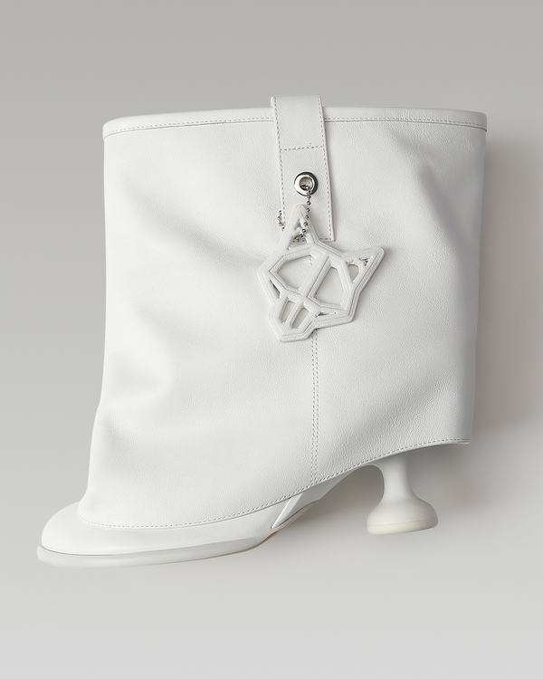 Naked Wolfe Bam White Leather