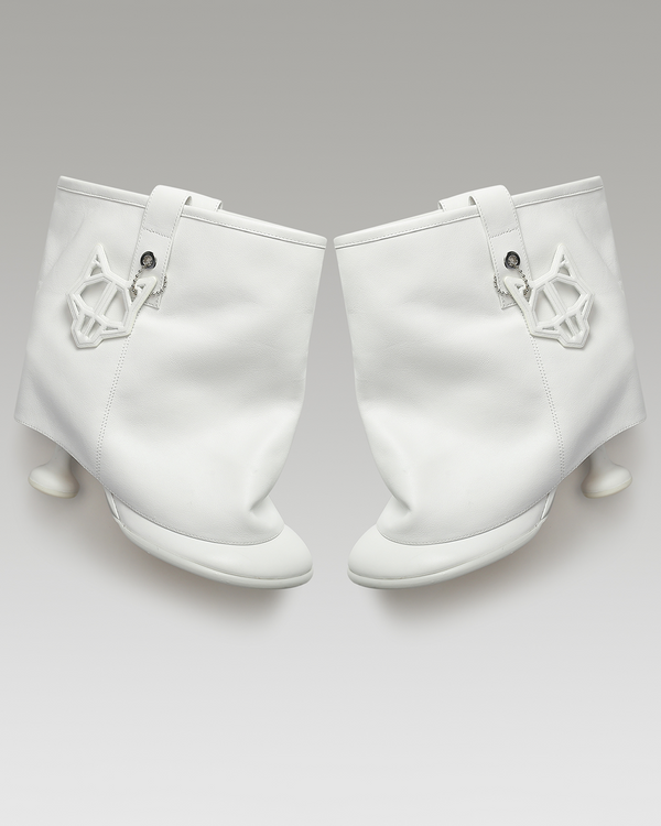 Naked Wolfe Bam White Leather