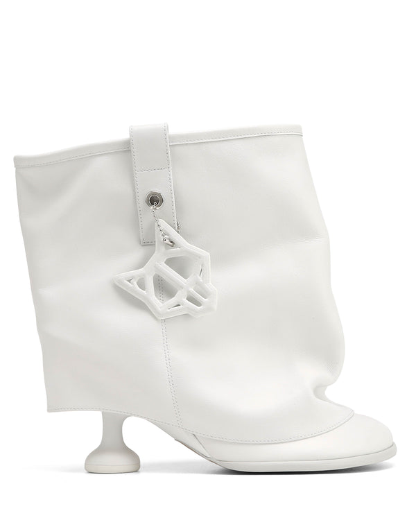 naked wolfe Bam White Leather