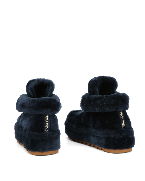 Naked Wolfe Bambi Navy Shearling