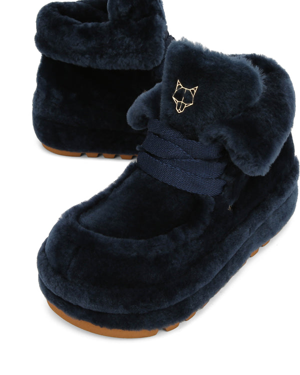 Naked Wolfe Bambi Navy Shearling
