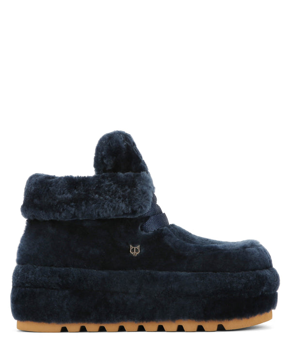 naked wolfe Bambi Navy Shearling