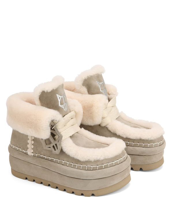 Naked Wolfe Bambi Yetti Stone Suede