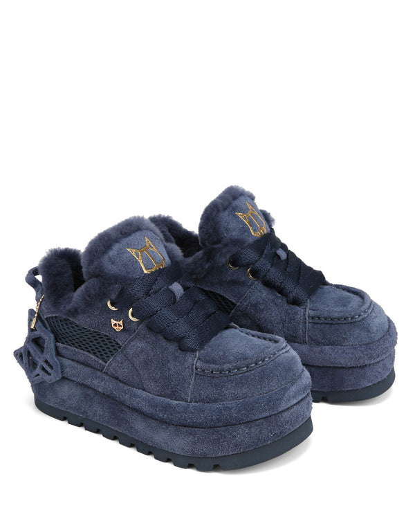 Naked Wolfe Beau Navy Suede