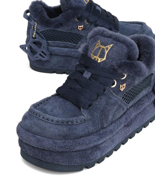 Naked Wolfe Beau Navy Suede