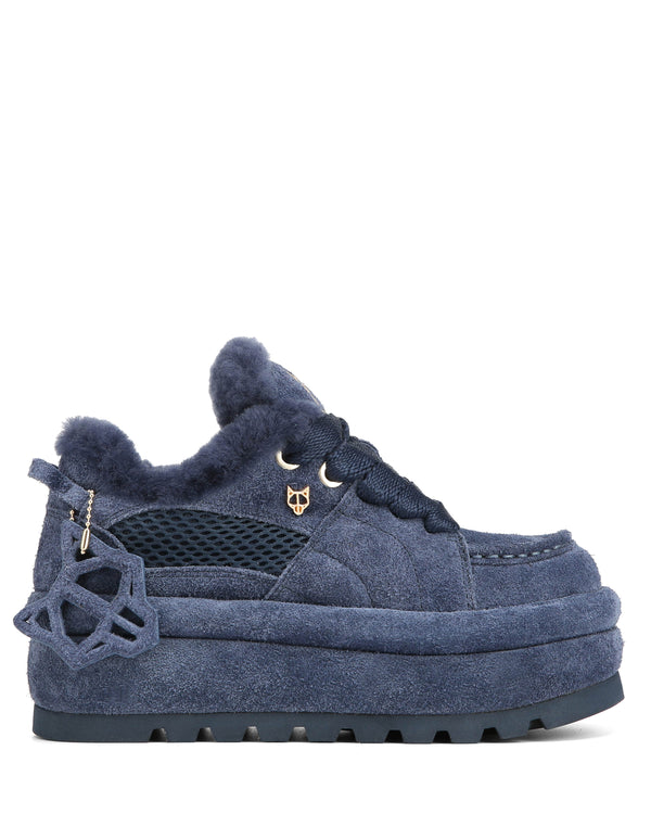 naked wolfe Beau Navy Suede
