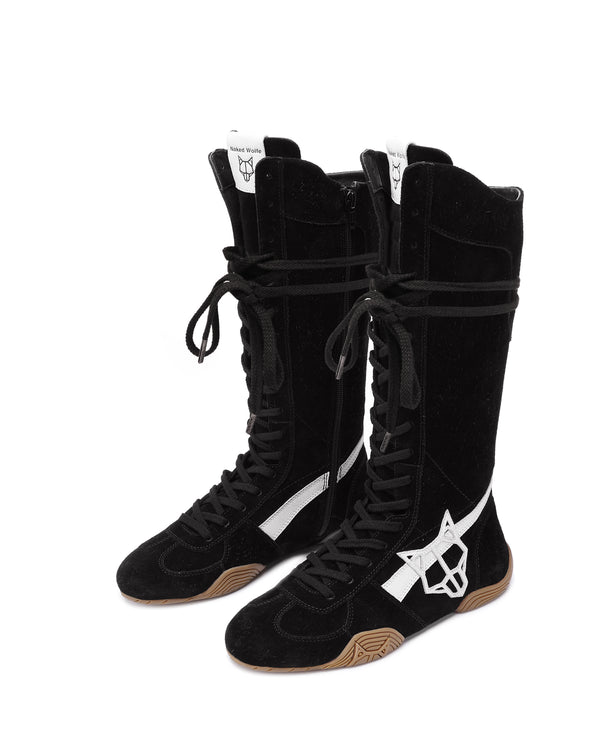 Naked Wolfe Betsy Black Suede