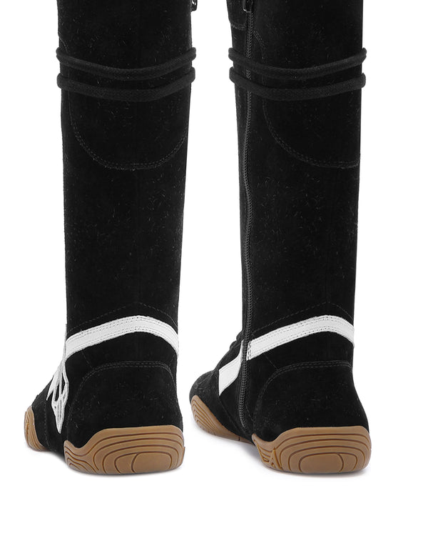 Naked Wolfe Betsy Black Suede