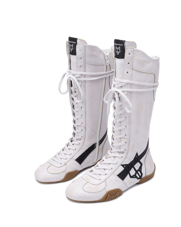 Naked Wolfe Betsy White Alcohol Leather