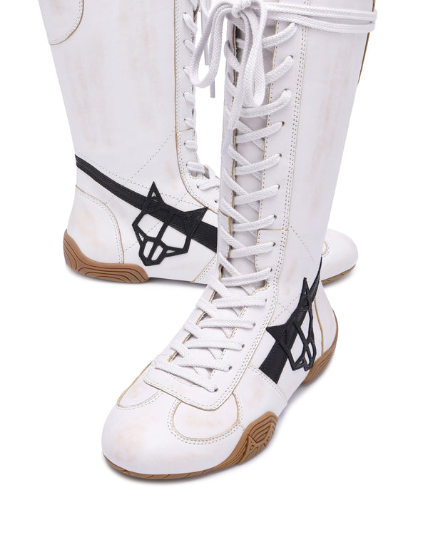 Naked Wolfe Betsy White Alcohol Leather