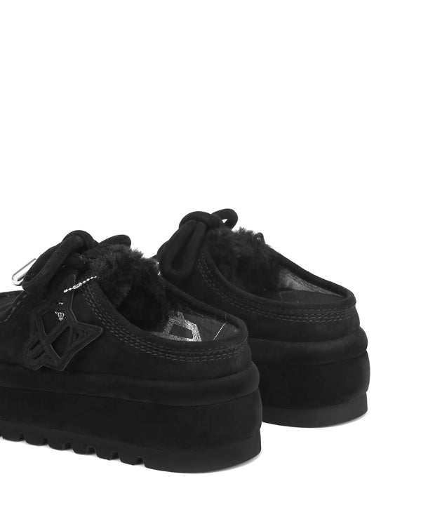 Naked Wolfe Blizzard Black Suede/Shearling