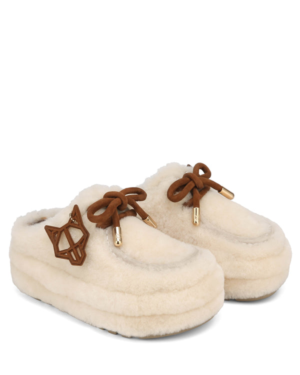 Naked Wolfe Blizzard Sand Shearling